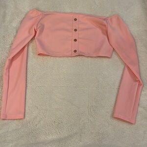 Long sleeved crop top
